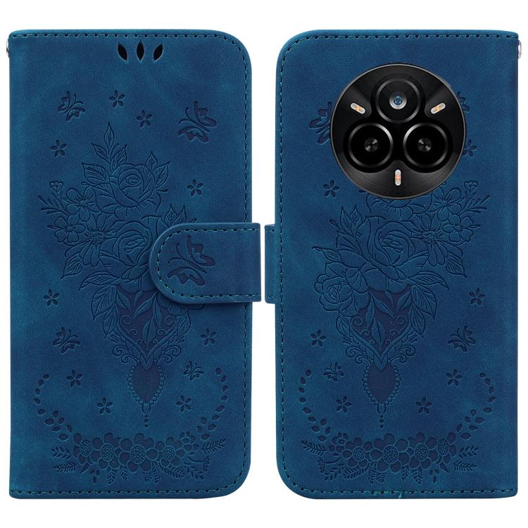 Butterfly Rose Embossed Leather Phone Case, For Realme 16 5G, For Realme 16 Pro+ 5G, For Realme 16 Pro 5G, For Realme 15T 5G, For Realme Narzo 80 Lite 4G / C71 India, For Realme 15 5G / Realme 15 Pro 5G, For Realme 14, For Realme Neo7 SE               ...