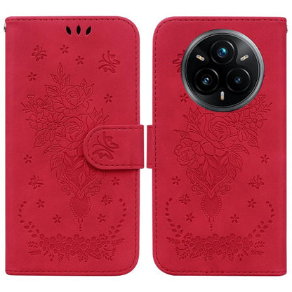 Butterfly Rose Embossed Leather Phone Case, For Realme 16 5G, For Realme 16 Pro+ 5G, For Realme 16 Pro 5G, For Realme 15T 5G, For Realme Narzo 80 Lite 4G / C71 India, For Realme 15 5G / Realme 15 Pro 5G, For Realme 14, For Realme Neo7 SE               ...