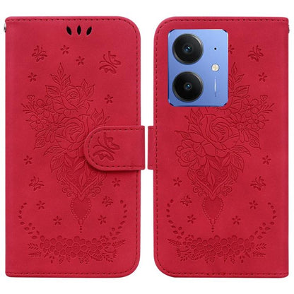 Butterfly Rose Embossed Leather Phone Case, For Realme 16 5G, For Realme 16 Pro+ 5G, For Realme 16 Pro 5G, For Realme 15T 5G, For Realme Narzo 80 Lite 4G / C71 India, For Realme 15 5G / Realme 15 Pro 5G, For Realme 14, For Realme Neo7 SE               ...