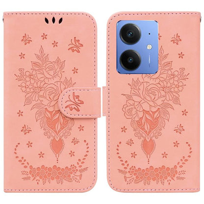 Butterfly Rose Embossed Leather Phone Case, For Realme 16 5G, For Realme 16 Pro+ 5G, For Realme 16 Pro 5G, For Realme 15T 5G, For Realme Narzo 80 Lite 4G / C71 India, For Realme 15 5G / Realme 15 Pro 5G, For Realme 14, For Realme Neo7 SE               ...