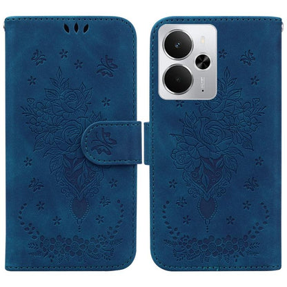 Butterfly Rose Embossed Leather Phone Case, For Realme 16 5G, For Realme 16 Pro+ 5G, For Realme 16 Pro 5G, For Realme 15T 5G, For Realme Narzo 80 Lite 4G / C71 India, For Realme 15 5G / Realme 15 Pro 5G, For Realme 14, For Realme Neo7 SE               ...