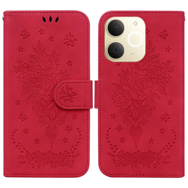 Butterfly Rose Embossed Leather Phone Case, For Realme 16 5G, For Realme 16 Pro+ 5G, For Realme 16 Pro 5G, For Realme 15T 5G, For Realme Narzo 80 Lite 4G / C71 India, For Realme 15 5G / Realme 15 Pro 5G, For Realme 14, For Realme Neo7 SE               ...
