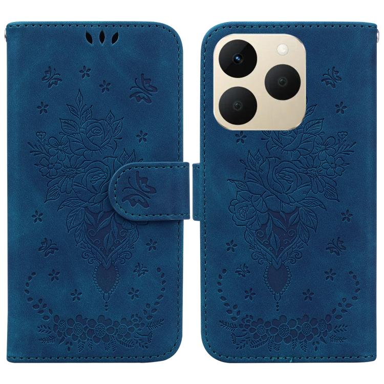 Butterfly Rose Embossed Leather Phone Case, For Realme 16 5G, For Realme 16 Pro+ 5G, For Realme 16 Pro 5G, For Realme 15T 5G, For Realme Narzo 80 Lite 4G / C71 India, For Realme 15 5G / Realme 15 Pro 5G, For Realme 14, For Realme Neo7 SE               ...