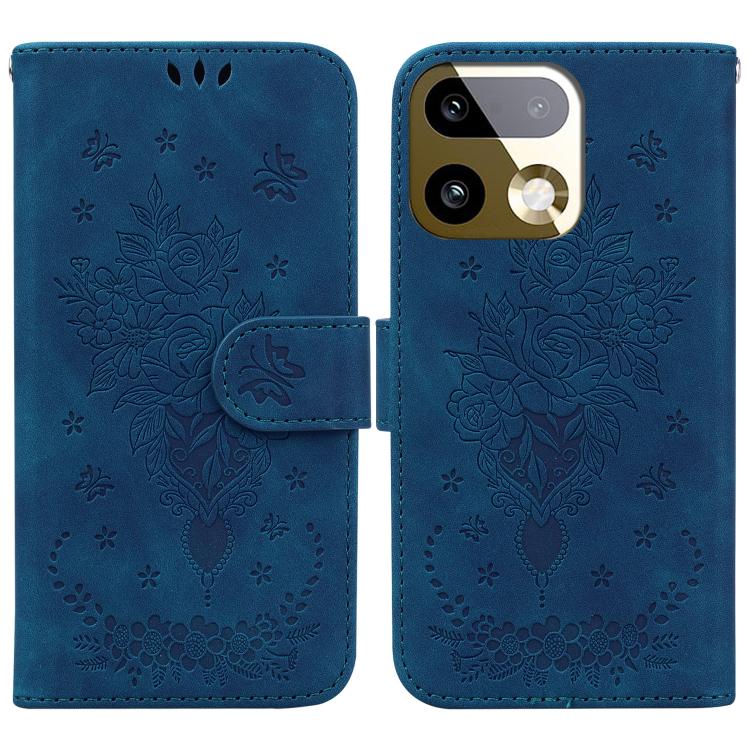 Butterfly Rose Embossed Leather Phone Case, For Realme 16 5G, For Realme 16 Pro+ 5G, For Realme 16 Pro 5G, For Realme 15T 5G, For Realme Narzo 80 Lite 4G / C71 India, For Realme 15 5G / Realme 15 Pro 5G, For Realme 14, For Realme Neo7 SE               ...