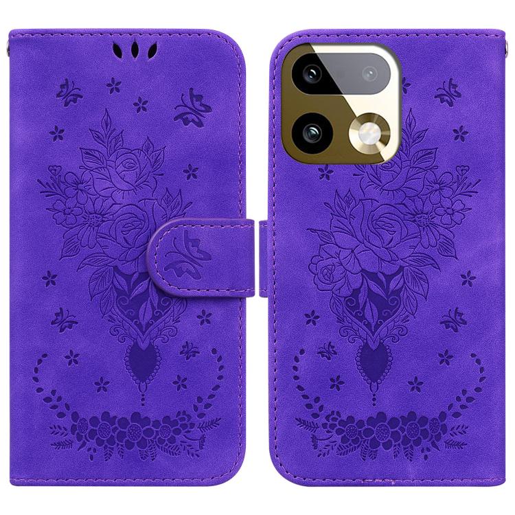 Butterfly Rose Embossed Leather Phone Case, For Realme 16 5G, For Realme 16 Pro+ 5G, For Realme 16 Pro 5G, For Realme 15T 5G, For Realme Narzo 80 Lite 4G / C71 India, For Realme 15 5G / Realme 15 Pro 5G, For Realme 14, For Realme Neo7 SE               ...