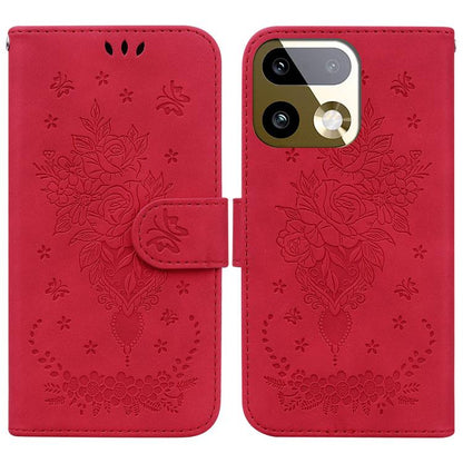 Butterfly Rose Embossed Leather Phone Case, For Realme 16 5G, For Realme 16 Pro+ 5G, For Realme 16 Pro 5G, For Realme 15T 5G, For Realme Narzo 80 Lite 4G / C71 India, For Realme 15 5G / Realme 15 Pro 5G, For Realme 14, For Realme Neo7 SE               ...
