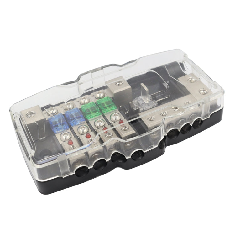 CP-0721 Orvac 0-4 GA 4 Circuit HD Fuse Power Distribution Block Ground Buss with LED Indicator, CP-0721