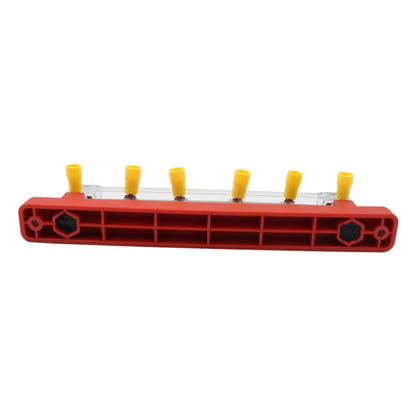 RV Yacht 150A High Current Single-row 4-way Busbar with 6pcs Terminals, CP-3123, CP-3124