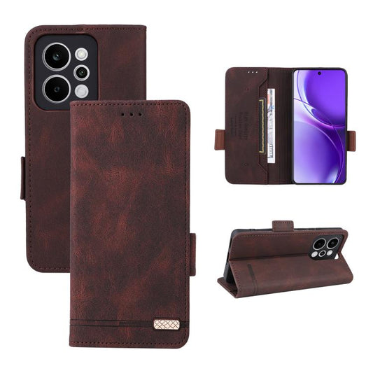 Magnetic Clasp Leather Phone Case, For Realme P4 Power 5G / C83 5G, For Realme Note 80 4G, For Realme 16 Pro+ 5G, For Realme 16 Pro 5G, For Realme C85 5G, For Realme 15T 5G, For Realme C71 4G India / Note 70T 4G, For Realme 15 SEA, For Realme C75 4G