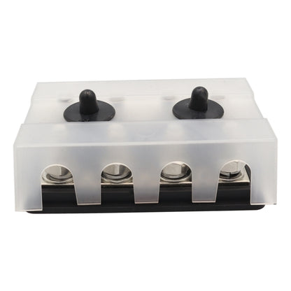 RV Modified Yacht Double-row 4-way Busbar with Dust Cover, CP-3156 M8, CP-3157 M10