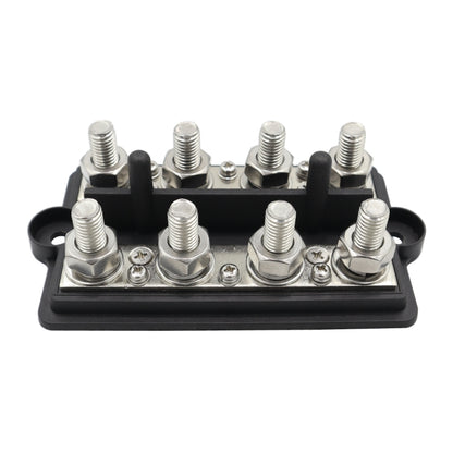 RV Modified Yacht Double-row 4-way Busbar with Dust Cover, CP-3156 M8, CP-3157 M10