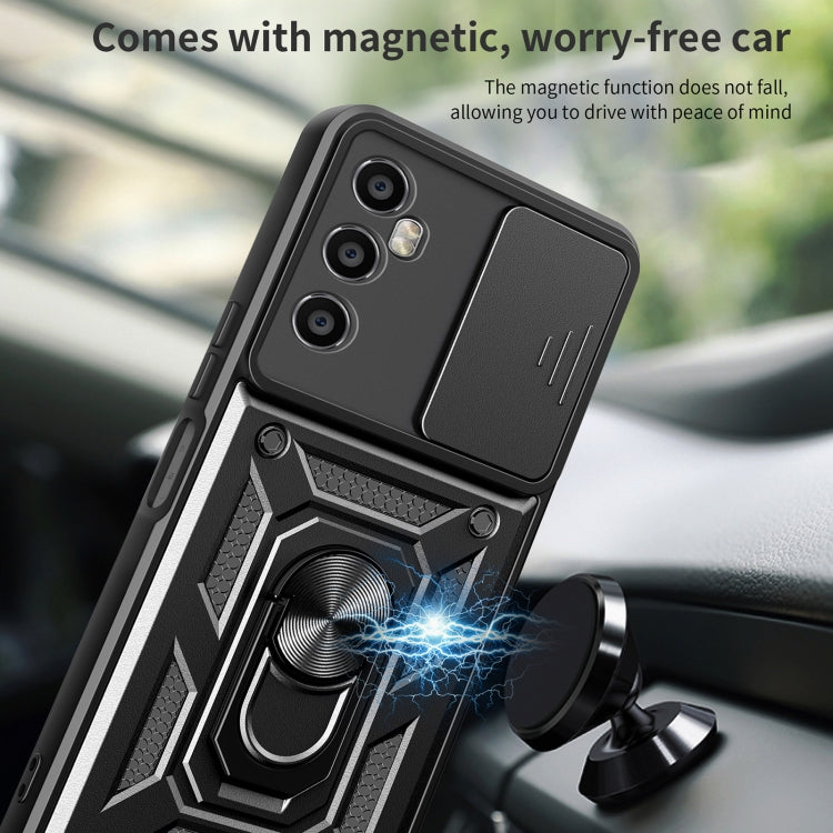 Sliding Camera Cover Design TPU+PC Phone Case, For Realme C65 4G, For Realme GT3 5G, For Realme C21Y / C25Y, For Realme C25 / C15, For Realme 5 Pro, For Realme 5