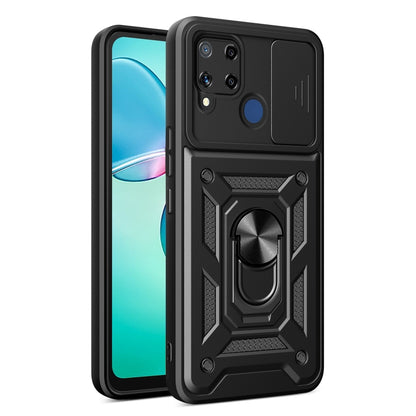 Sliding Camera Cover Design TPU+PC Phone Case, For Realme C65 4G, For Realme GT3 5G, For Realme C21Y / C25Y, For Realme C25 / C15, For Realme 5 Pro, For Realme 5
