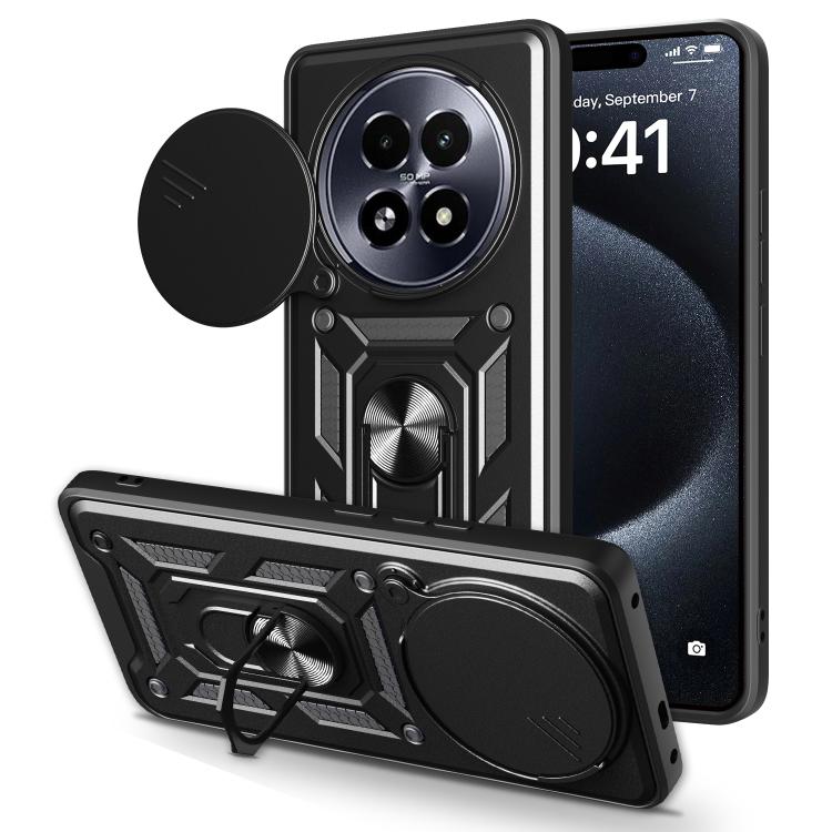 Sliding Camera Cover Design TPU+PC Phone Case, For Realme C75 4G / 14x 5G Global, For Realme 13+ 5G, For Realme 13 Pro / 13 Pro+ 5G, For Realme C61 / C63, For Realme 12 5G Global, For Realme 12+ 5G Global, For Realme 12 Pro / 12 Pro+ 5G                ...