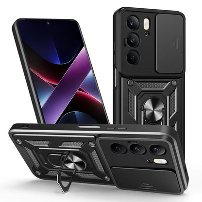 Sliding Camera Cover Design TPU+PC Phone Case, For Realme C71 4G, For Realme Neo7x / P3 5G, For Realme P3 Pro 5G, For Realme C75 4G / 14x 5G Global, For Realme 13+ 5G, For Realme 13 Pro / 13 Pro+ 5G, For Realme C61 / C63, For Realme 12 5G Global       ...