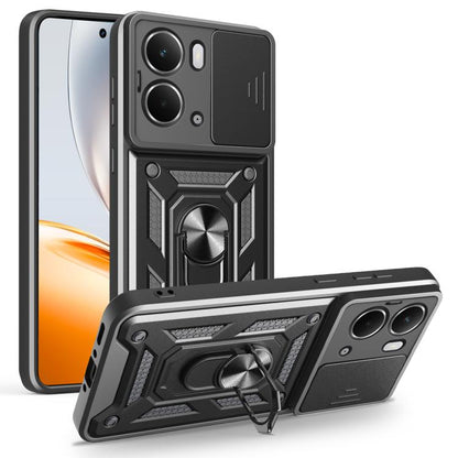 Sliding Camera Cover Design TPU+PC Phone Case, For Realme C71 4G, For Realme Neo7x / P3 5G, For Realme P3 Pro 5G, For Realme C75 4G / 14x 5G Global, For Realme 13+ 5G, For Realme 13 Pro / 13 Pro+ 5G, For Realme C61 / C63, For Realme 12 5G Global       ...