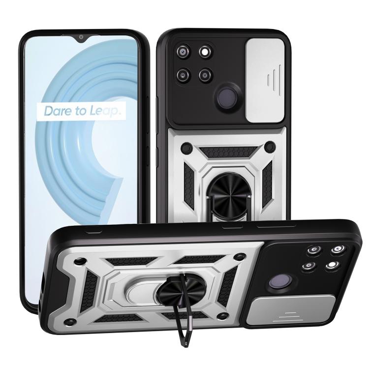Sliding Camera Cover Design TPU+PC Phone Case, For Realme C75 4G / 14x 5G Global, For Realme 13+ 5G, For Realme 13 Pro / 13 Pro+ 5G, For Realme C61 / C63, For Realme 12 5G Global, For Realme 12+ 5G Global, For Realme 12 Pro / 12 Pro+ 5G                ...