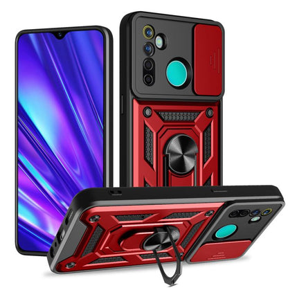 Sliding Camera Cover Design TPU+PC Phone Case, For Realme C65 4G, For Realme GT3 5G, For Realme C21Y / C25Y, For Realme C25 / C15, For Realme 5 Pro, For Realme 5