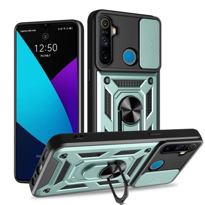 Sliding Camera Cover Design TPU+PC Phone Case, For Realme C65 4G, For Realme GT3 5G, For Realme C21Y / C25Y, For Realme C25 / C15, For Realme 5 Pro, For Realme 5