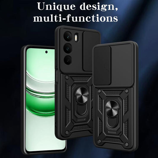 Sliding Camera Cover Design TPU+PC Phone Case, For Realme C71 4G, For Realme Neo7x / P3 5G, For Realme P3 Pro 5G, For Realme C75 4G / 14x 5G Global, For Realme 13+ 5G, For Realme 13 Pro / 13 Pro+ 5G, For Realme C61 / C63, For Realme 12 5G Global       ...