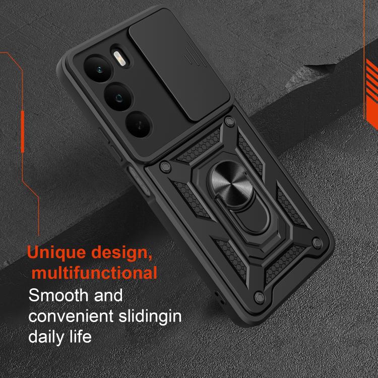 Sliding Camera Cover Design TPU+PC Phone Case, For Realme C71 4G, For Realme Neo7x / P3 5G, For Realme P3 Pro 5G, For Realme C75 4G / 14x 5G Global, For Realme 13+ 5G, For Realme 13 Pro / 13 Pro+ 5G, For Realme C61 / C63, For Realme 12 5G Global       ...