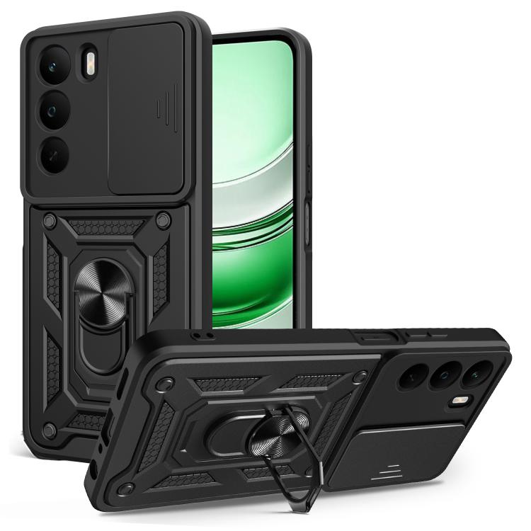 Sliding Camera Cover Design TPU+PC Phone Case, For Realme C71 4G, For Realme Neo7x / P3 5G, For Realme P3 Pro 5G, For Realme C75 4G / 14x 5G Global, For Realme 13+ 5G, For Realme 13 Pro / 13 Pro+ 5G, For Realme C61 / C63, For Realme 12 5G Global       ...