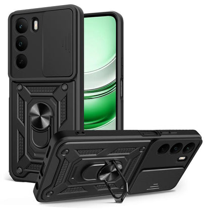 Sliding Camera Cover Design TPU+PC Phone Case, For Realme C71 4G, For Realme Neo7x / P3 5G, For Realme P3 Pro 5G, For Realme C75 4G / 14x 5G Global, For Realme 13+ 5G, For Realme 13 Pro / 13 Pro+ 5G, For Realme C61 / C63, For Realme 12 5G Global       ...