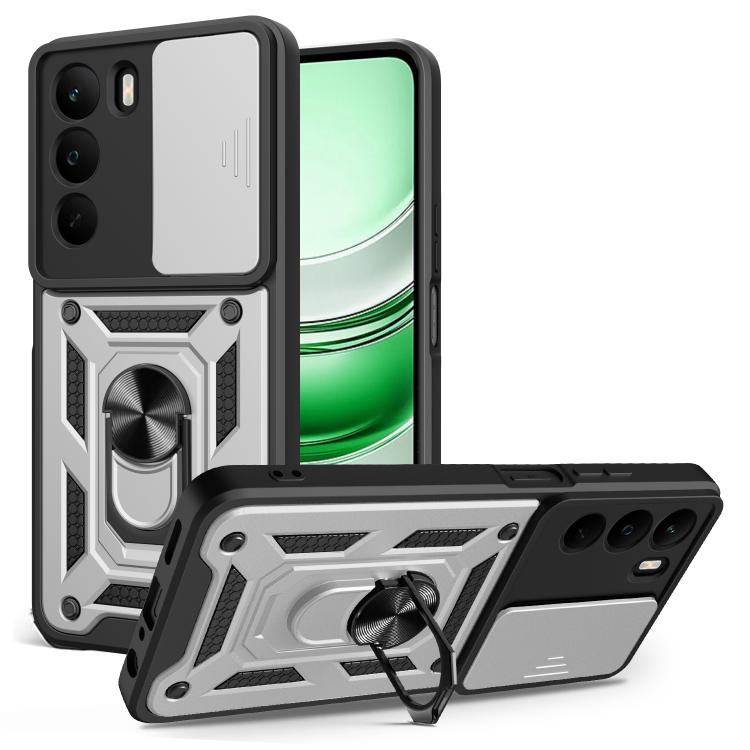 Sliding Camera Cover Design TPU+PC Phone Case, For Realme C71 4G, For Realme Neo7x / P3 5G, For Realme P3 Pro 5G, For Realme C75 4G / 14x 5G Global, For Realme 13+ 5G, For Realme 13 Pro / 13 Pro+ 5G, For Realme C61 / C63, For Realme 12 5G Global       ...