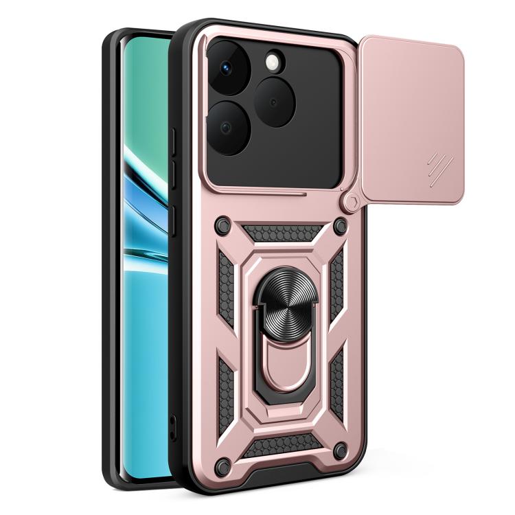 Sliding Camera Cover Design TPU+PC Phone Case, For Realme P4 Power 5G, For Realme C83 5G, For Realme 16 5G, For Realme 16 Pro+ 5G Global, For Realme 16 Pro / 16 Pro+ 5G, For Realme P4x 5G India, For Realme C71 India / Note 70T 4G                       ...