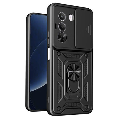 Sliding Camera Cover Design TPU+PC Phone Case, For Realme P4 Power 5G, For Realme C83 5G, For Realme 16 5G, For Realme 16 Pro+ 5G Global, For Realme 16 Pro / 16 Pro+ 5G, For Realme P4x 5G India, For Realme C71 India / Note 70T 4G                       ...