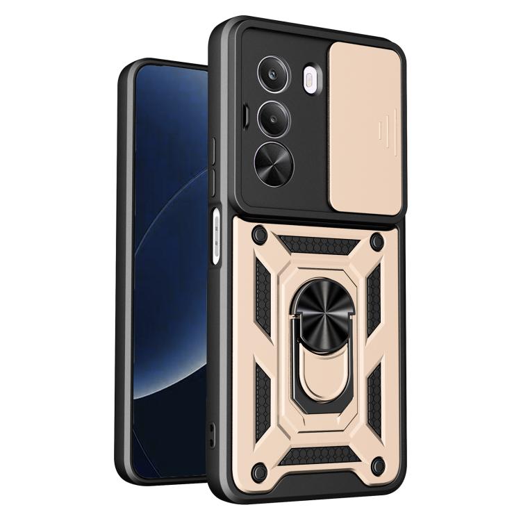 Sliding Camera Cover Design TPU+PC Phone Case, For Realme P4 Power 5G, For Realme C83 5G, For Realme 16 5G, For Realme 16 Pro+ 5G Global, For Realme 16 Pro / 16 Pro+ 5G, For Realme P4x 5G India, For Realme C71 India / Note 70T 4G                       ...
