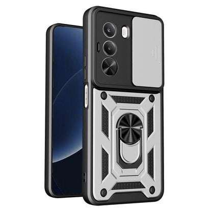 Sliding Camera Cover Design TPU+PC Phone Case, For Realme P4 Power 5G, For Realme C83 5G, For Realme 16 5G, For Realme 16 Pro+ 5G Global, For Realme 16 Pro / 16 Pro+ 5G, For Realme P4x 5G India, For Realme C71 India / Note 70T 4G                       ...