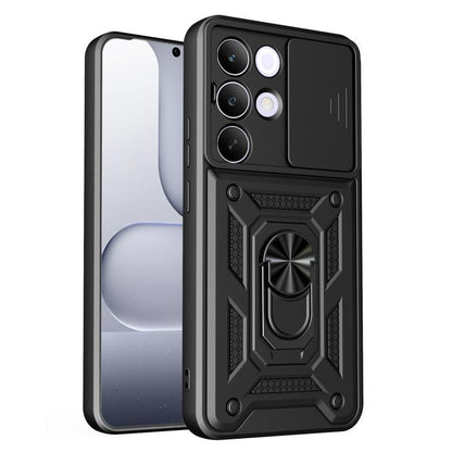 Sliding Camera Cover Design TPU+PC Phone Case, For Realme P4 Power 5G, For Realme C83 5G, For Realme 16 5G, For Realme 16 Pro+ 5G Global, For Realme 16 Pro / 16 Pro+ 5G, For Realme P4x 5G India, For Realme C71 India / Note 70T 4G                       ...