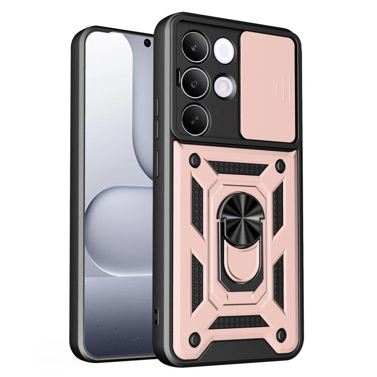 Sliding Camera Cover Design TPU+PC Phone Case, For Realme P4 Power 5G, For Realme C83 5G, For Realme 16 5G, For Realme 16 Pro+ 5G Global, For Realme 16 Pro / 16 Pro+ 5G, For Realme P4x 5G India, For Realme C71 India / Note 70T 4G                       ...