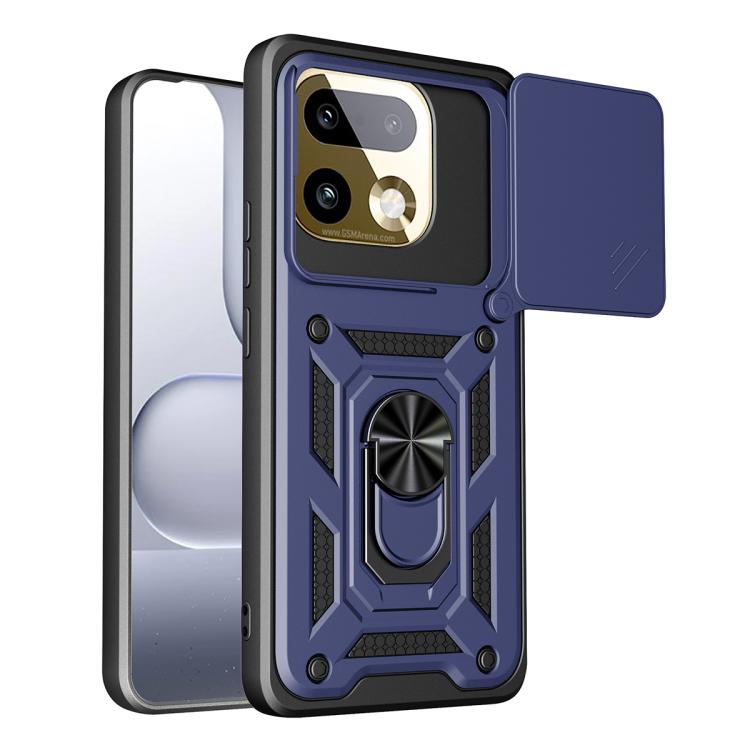 Sliding Camera Cover Design TPU+PC Phone Case, For Realme P4 Power 5G, For Realme C83 5G, For Realme 16 5G, For Realme 16 Pro+ 5G Global, For Realme 16 Pro / 16 Pro+ 5G, For Realme P4x 5G India, For Realme C71 India / Note 70T 4G                       ...