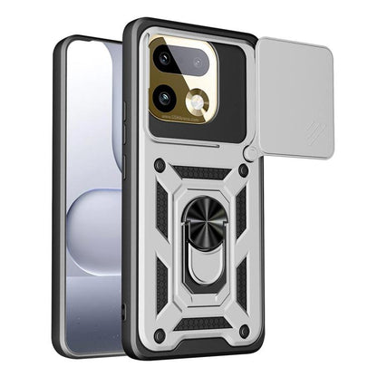 Sliding Camera Cover Design TPU+PC Phone Case, For Realme P4 Power 5G, For Realme C83 5G, For Realme 16 5G, For Realme 16 Pro+ 5G Global, For Realme 16 Pro / 16 Pro+ 5G, For Realme P4x 5G India, For Realme C71 India / Note 70T 4G                       ...