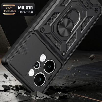 Sliding Camera Cover Design TPU+PC Phone Case, For Realme P4 Power 5G, For Realme C83 5G, For Realme 16 5G, For Realme 16 Pro+ 5G Global, For Realme 16 Pro / 16 Pro+ 5G, For Realme P4x 5G India, For Realme C71 India / Note 70T 4G                       ...
