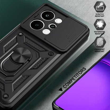 Sliding Camera Cover Design TPU+PC Phone Case, For Realme P4 Power 5G, For Realme C83 5G, For Realme 16 5G, For Realme 16 Pro+ 5G Global, For Realme 16 Pro / 16 Pro+ 5G, For Realme P4x 5G India, For Realme C71 India / Note 70T 4G                       ...