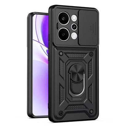 Sliding Camera Cover Design TPU+PC Phone Case, For Realme 16T 5G, For Realme C100i / C100x 4G, For Realme C100 4G, For Realme P4 Power 5G, For Realme C83 5G, For Realme 16 5G, For Realme 16 Pro+ 5G Global, For Realme 16 Pro / 16 Pro+ 5G                ...