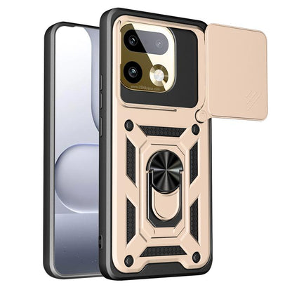 Sliding Camera Cover Design TPU+PC Phone Case, For Realme P4 Power 5G, For Realme C83 5G, For Realme 16 5G, For Realme 16 Pro+ 5G Global, For Realme 16 Pro / 16 Pro+ 5G, For Realme P4x 5G India, For Realme C71 India / Note 70T 4G                       ...