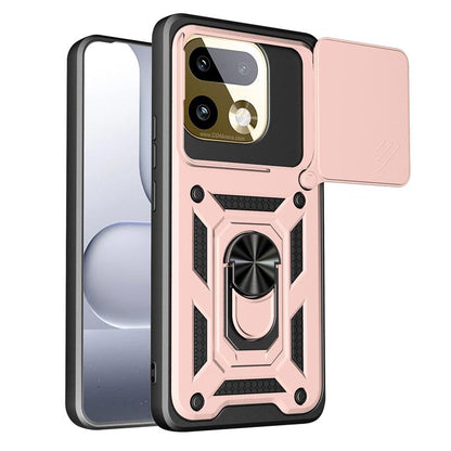 Sliding Camera Cover Design TPU+PC Phone Case, For Realme P4 Power 5G, For Realme C83 5G, For Realme 16 5G, For Realme 16 Pro+ 5G Global, For Realme 16 Pro / 16 Pro+ 5G, For Realme P4x 5G India, For Realme C71 India / Note 70T 4G                       ...