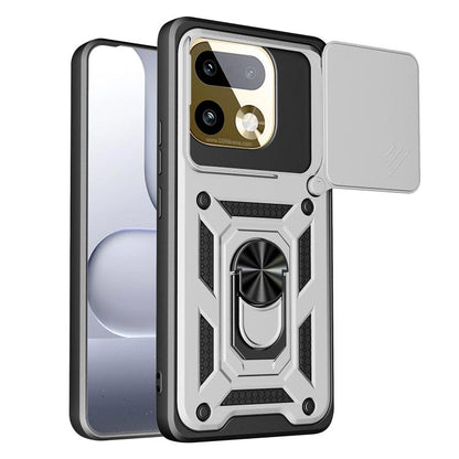 Sliding Camera Cover Design TPU+PC Phone Case, For Realme P4 Power 5G, For Realme C83 5G, For Realme 16 5G, For Realme 16 Pro+ 5G Global, For Realme 16 Pro / 16 Pro+ 5G, For Realme P4x 5G India, For Realme C71 India / Note 70T 4G                       ...