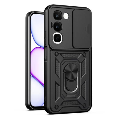 Sliding Camera Cover Design TPU+PC Phone Case, For Realme 16T 5G, For Realme C100i / C100x 4G, For Realme C100 4G, For Realme P4 Power 5G, For Realme C83 5G, For Realme 16 5G, For Realme 16 Pro+ 5G Global, For Realme 16 Pro / 16 Pro+ 5G                ...