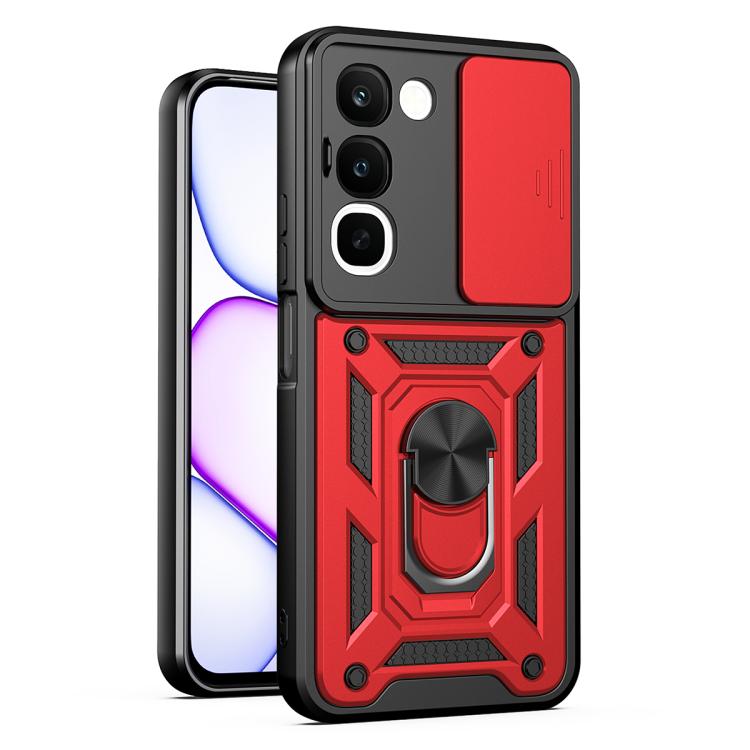 Sliding Camera Cover Design TPU+PC Phone Case, For Realme 16T 5G, For Realme C100i / C100x 4G, For Realme C100 4G, For Realme P4 Power 5G, For Realme C83 5G, For Realme 16 5G, For Realme 16 Pro+ 5G Global, For Realme 16 Pro / 16 Pro+ 5G                ...
