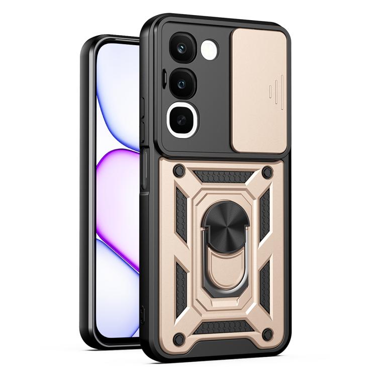 Sliding Camera Cover Design TPU+PC Phone Case, For Realme 16T 5G, For Realme C100i / C100x 4G, For Realme C100 4G, For Realme P4 Power 5G, For Realme C83 5G, For Realme 16 5G, For Realme 16 Pro+ 5G Global, For Realme 16 Pro / 16 Pro+ 5G                ...