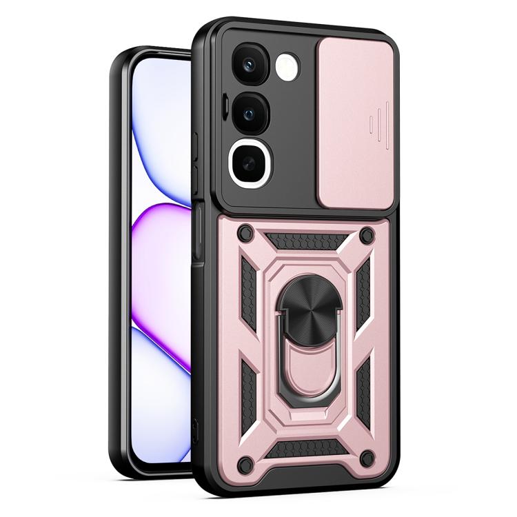 Sliding Camera Cover Design TPU+PC Phone Case, For Realme 16T 5G, For Realme C100i / C100x 4G, For Realme C100 4G, For Realme P4 Power 5G, For Realme C83 5G, For Realme 16 5G, For Realme 16 Pro+ 5G Global, For Realme 16 Pro / 16 Pro+ 5G                ...