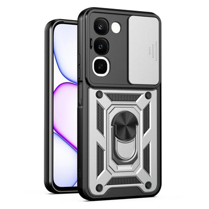 Sliding Camera Cover Design TPU+PC Phone Case, For Realme 16T 5G, For Realme C100i / C100x 4G, For Realme C100 4G, For Realme P4 Power 5G, For Realme C83 5G, For Realme 16 5G, For Realme 16 Pro+ 5G Global, For Realme 16 Pro / 16 Pro+ 5G                ...
