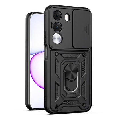 Sliding Camera Cover Design TPU+PC Phone Case, For Realme 16T 5G, For Realme C100i / C100x 4G, For Realme C100 4G, For Realme P4 Power 5G, For Realme C83 5G, For Realme 16 5G, For Realme 16 Pro+ 5G Global, For Realme 16 Pro / 16 Pro+ 5G                ...