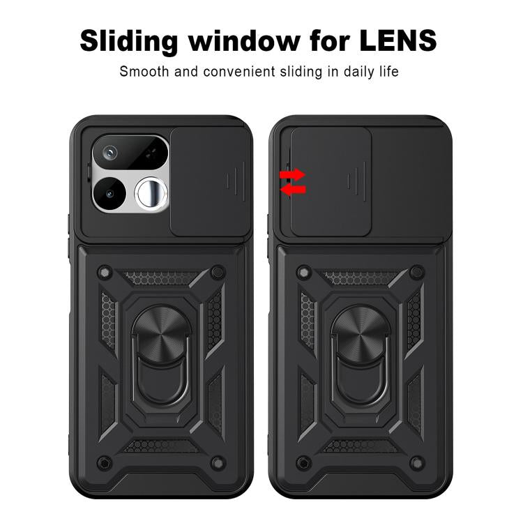 Sliding Camera Cover Design TPU+PC Phone Case, For Realme 16T 5G, For Realme C100i / C100x 4G, For Realme C100 4G, For Realme P4 Power 5G, For Realme C83 5G, For Realme 16 5G, For Realme 16 Pro+ 5G Global, For Realme 16 Pro / 16 Pro+ 5G                ...