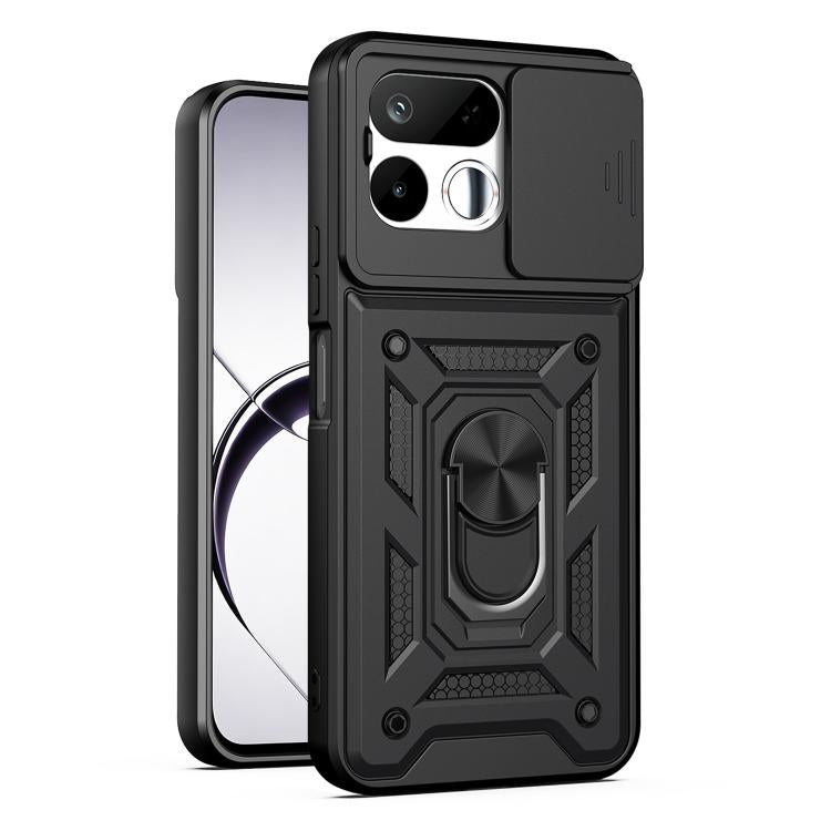 Sliding Camera Cover Design TPU+PC Phone Case, For Realme 16T 5G, For Realme C100i / C100x 4G, For Realme C100 4G, For Realme P4 Power 5G, For Realme C83 5G, For Realme 16 5G, For Realme 16 Pro+ 5G Global, For Realme 16 Pro / 16 Pro+ 5G                ...